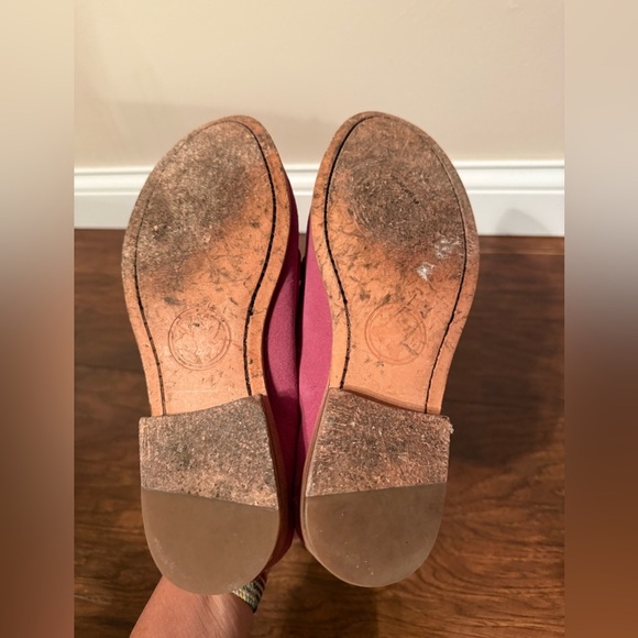 Tory Burch Pink Suede Loafers -Size 8 - Picture 14 of 14